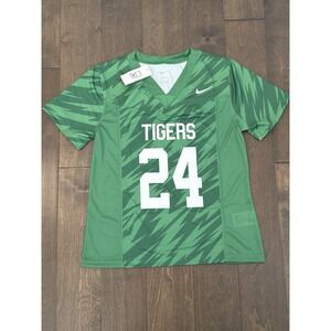 Nike Sample Tigers #24 Vapor Flag Football Jersey Womens Medium Green FJ9600-377